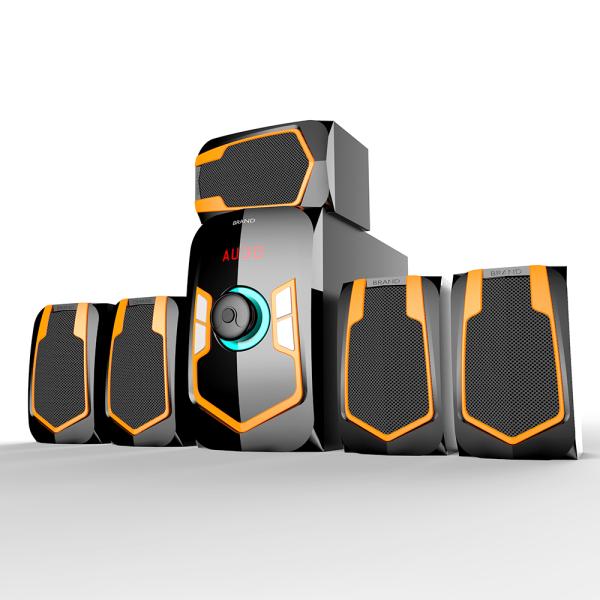 Display Screen 5.1 Channels Surround Sound BT Speaker Home Theatre System With USB SD FM Radio