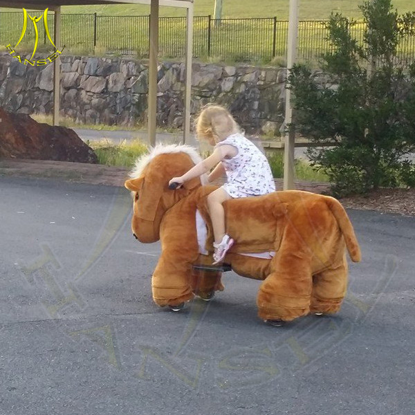 Hansel coin operated animal plush ride and fun fair rides for sale