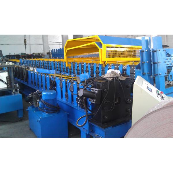 Round Downspout Roll Forming Machine with PLC Control , Pipe Roll Forming