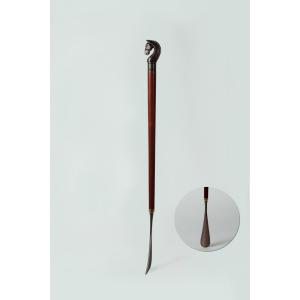 Amertop Solid Brass Shoe Horn Durable With Ergonomic Handle