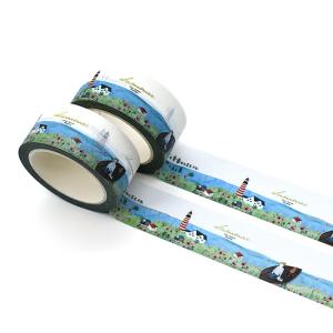 No Residue Printed Japanese Washi Paper Tape For Stationery