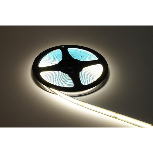 12V 24V IP20 Cob Led Tape Strip Light White Flexible For Decoration 8mm 5 Meters