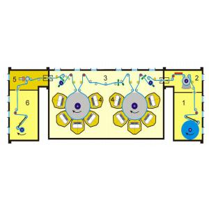 Metal Foils 800mm Aluminium Coating Machine , Magnetron Sputtering Machine