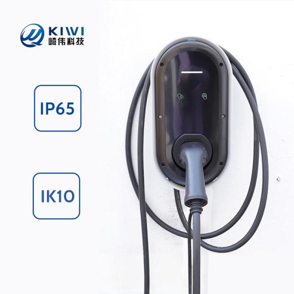RS485 Communication 7kW Output Power Type 2 EV Car Charger Wallbox for 16A 32A