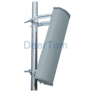 1920-2170MHz 3G Dual Polarization MIMO Sector Panel Antenna 18dBi*2 65Degrees Vertical 2 N Female