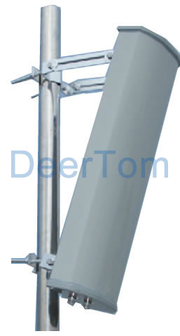 1920-2170MHz 3G Dual Polarization MIMO Sector Panel Antenna 18dBi*2 65Degrees