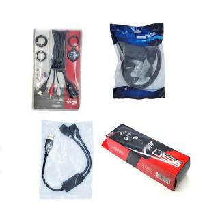 USB 3.0 AUX DC 3.5 Male to Female Waterproof Extension Cable With Flush Mount