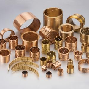 CuSn8, Cylindrical Wrapped Bronze Bearings