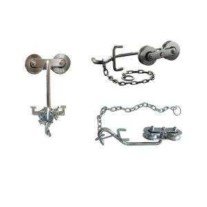 Quality Q235 Steel Banana Trolley Roller With Chains for sale