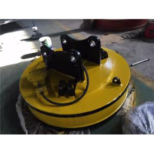 China Flat Round Magnets Plate Lifting Magnets For  Steel Some Scrap Metal Yard on sale