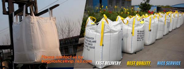 Durable plastic PP woven FIBC big jumbo bag for building material sand cement lime,super sacks 1000kg pp woven fabric bi