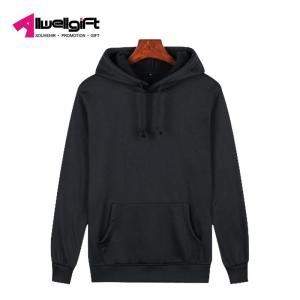 Irregular Casual Mens Hooded Sweatshirt Pullover Plus Velvet Thickening For