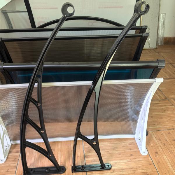Buy Sturdy Aluminum Alloy Bracket DIY Awnings Parts To Hold Polycarbonate Sheets Securely Under Wind Rain Or Snow Loads at wholesale prices