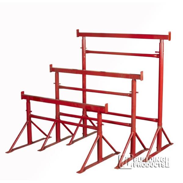 Buy Painted Adjustable Steel Trestles / Industrial  Builders Trestles For Construction at wholesale prices