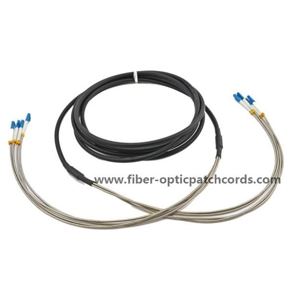 Tactical DLC To DLC 4 Fiber Fiber Optic Patch Cord Outdoor Base Station RRU CPRI