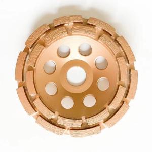 230mm 9 Inch Diamond Cup Wheel Double Row Cup Wheel For Stone Hard Building