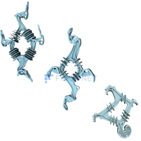 Apply Cable Diameter 3-8 mm Fiber Tension Clamp with Hippocampal Hooks Wire Clamp in Black