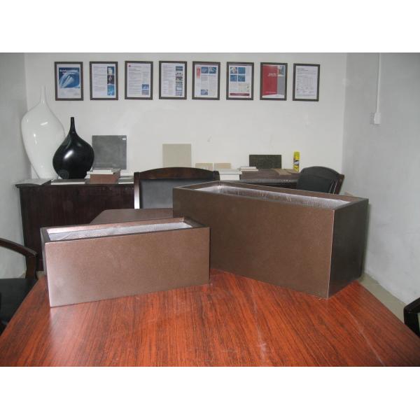 Large Stock Fiberglass Plant Pot Fiberglass Flower Planters Matte Glossy Finished