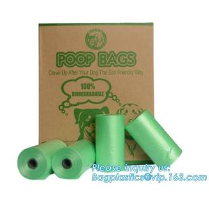 LED Flashlight Dog Waste Bag Dispenser Holder with Pet Waste Bag Poop Roll Bags,