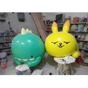 Handmade Fiberglass Cartoon Statues Goog Looking Appearance Custom Size