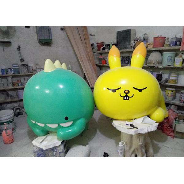 Buy Handmade Fiberglass Cartoon Statues Goog Looking Appearance Custom Size at wholesale prices