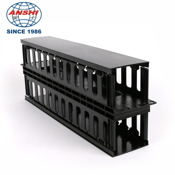 Buy 1U 19 Inch Plastic Double Sided Cable Manager ABS Material at wholesale prices