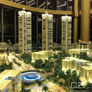 1/110 Shanhai City Residences Model Showcases Luxurious Realism