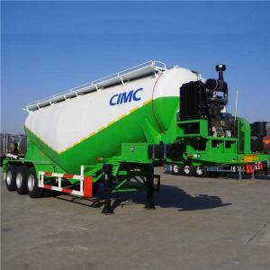 Carbon Steel Single Silo 3 Axle 50T Cement Tanker Trailer