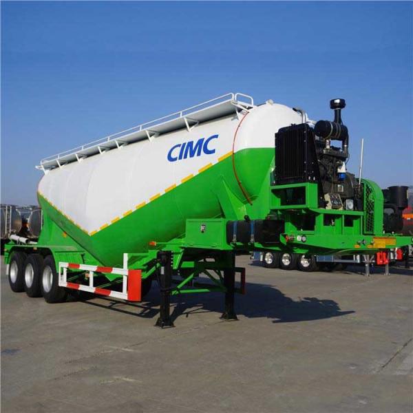 Buy Carbon Steel Single Silo 3 Axle 50T Cement Tanker Trailer at wholesale prices