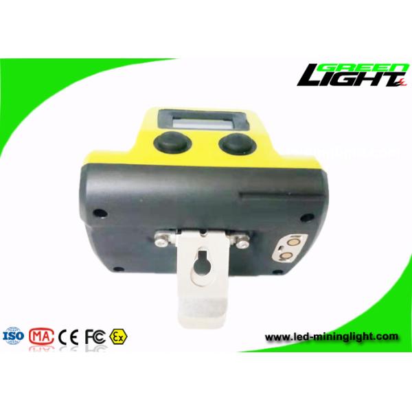800mA Cordless Cap Lamp 18000lux 6.8Ah Panasonic Li Ion Battery OLED Screen Rechargeable Miner Headlight Silicone ABS