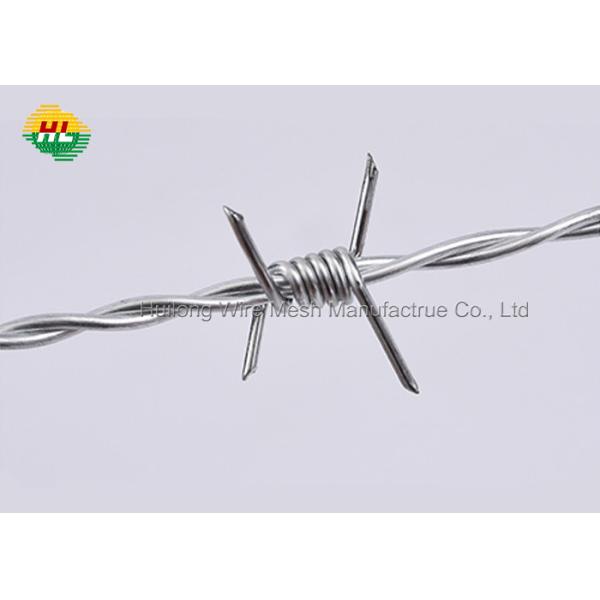 Buy Military Grade Galvanized Barbed Wire 14 Gauge with Multiple Use at wholesale prices