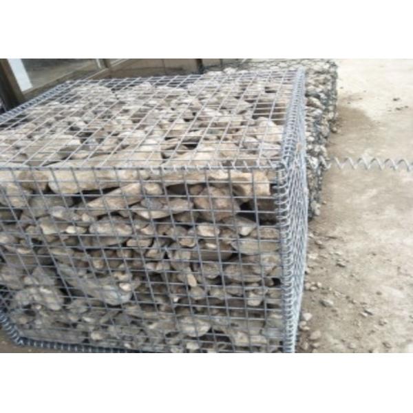 Buy Galvanized Steel Gabion Baskets 2x1x1m Retaining Wall 280g/m2 Zinc at wholesale prices