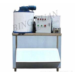 2.8KW 800KG Industrial Flake Ice Maker Machine , Small Flake Ice Machine