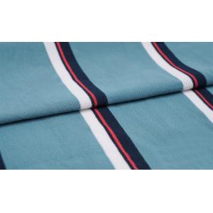 Refreshing, Breathable And Healthy Natural Striped Knit Fabric For Casual Wear