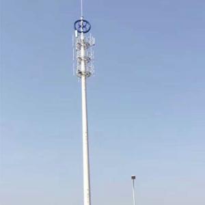 Artificial Self Supporting 50m Monopole Steel Tower