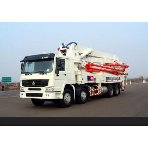 SINOTRUK HOWO 8x4 Chassis 42M Concrete Pump Truck With 371HP