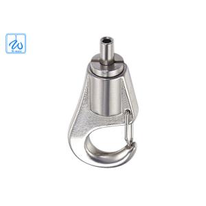 Snap Hook Wire Cable Grippers For Cable Suspension System Silver Color