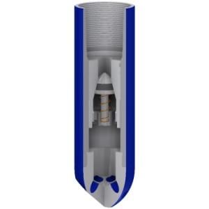 Quality API 5CT 7-5/8&quot; L80 BTC/LTC Eccentric Multiple Flank Jets Aluminum Alloy Float Shoe for Cementing Tool for sale