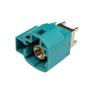 Vertical Type PCB Mount HSD LVDS 4 Pin Connector For Automotive