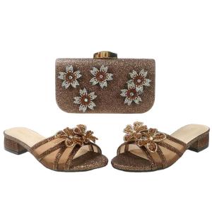 Quality Supoo wholesale price wedding shoes matching bags african high heel shoes for lady for sale