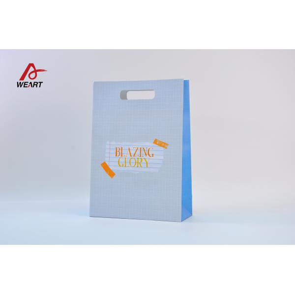 Custom Unique Design Printed Commercial Shopping Die Cut Candy Paper Bag