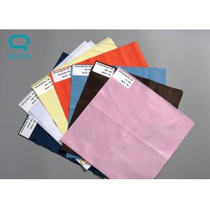 Plain Style Anti Static Polyester Fabric , Electrostatic Dissipative Materials
