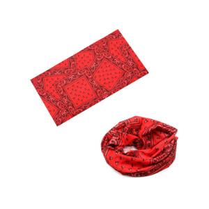 Seamless Polyester Original Headwear Red Running scarf