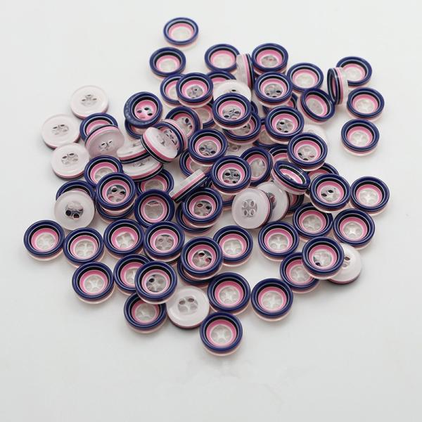 2019 Fashion shirt sewing 4 hole resin button