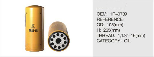 High Quality Diesel Engine Fuel Filter 1R-0739For CATERPILLAR Truck Generator 1R0739