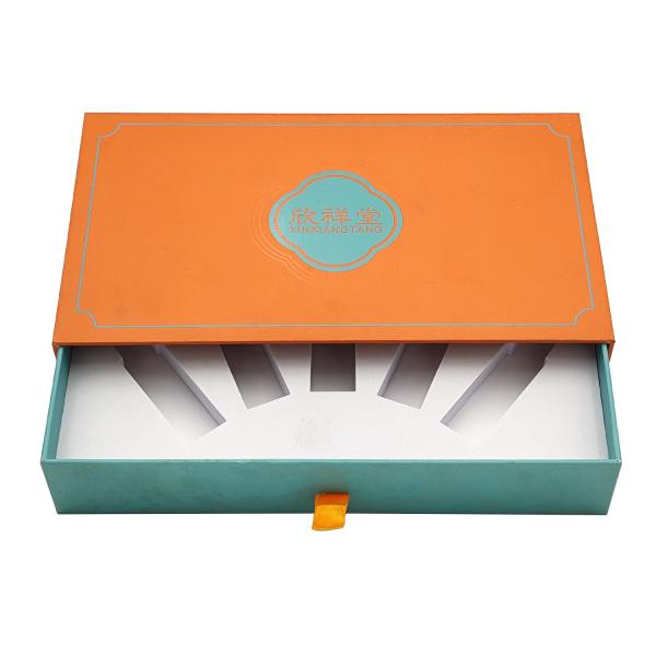 Customized Paperboard Drawer Packaging Box For Ginseng Liquid Functional