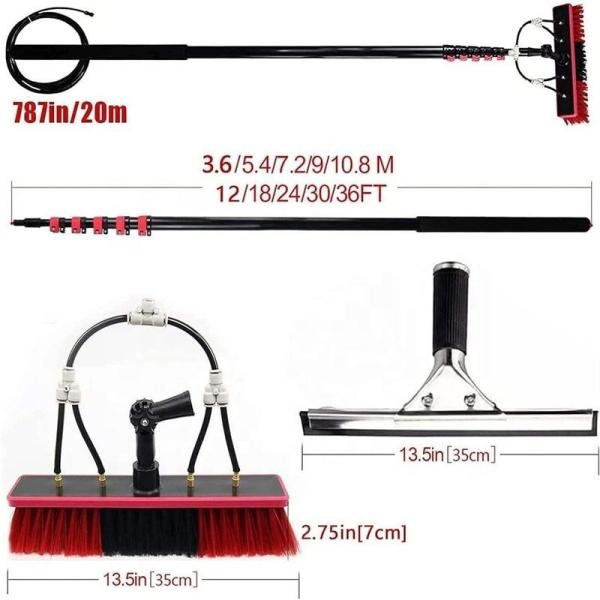 7M Solar Panel Cleaning Brush Module Wiper For High Window Glass