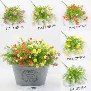 China 20x35cm Artificial Flower Bouquet Beautiful Home Hotel Wedding and Table Decor with Multiple Color Faux Plants and Flowers on sale