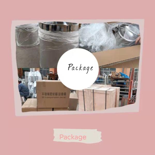 60 Litre Widely Application Stainless Steel Milk Can Olive Oil Drum Pails Barrels