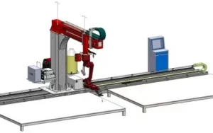 Laser Guided Robotic Spot Welder Robotic Welding Automation For Accurate Positioning